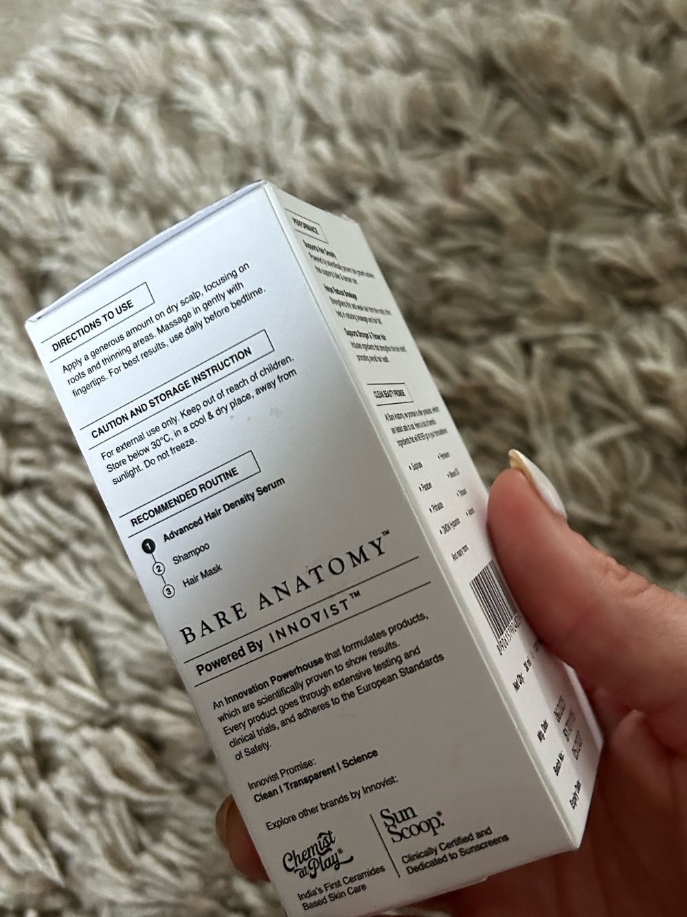 BRAND NEW Bare Anatomy Advanced Hair Growth Serum Advanced Hair Growth - Picture 8 of 9